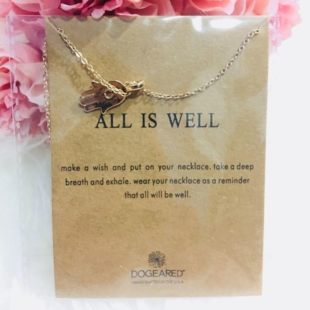Message necklace. All is well